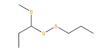 1-(Methylthio)-propyl propyldisulfane